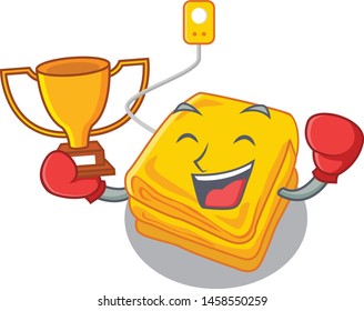 Boxing winner electric blankets put in cartoon bed