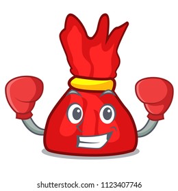 Boxing wrapper candy character cartoon