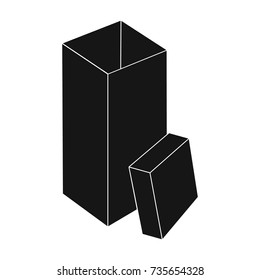 Boxing, wrapping,case, and other web icon in black style.Box, container, package, icons in set collection.