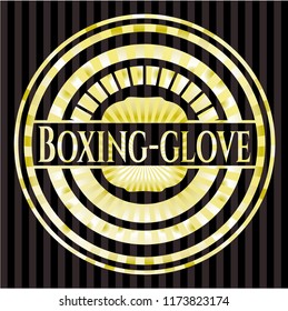 Boxing-glove gold badge