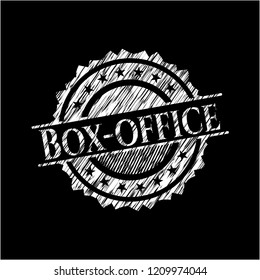 Box-office chalk emblem