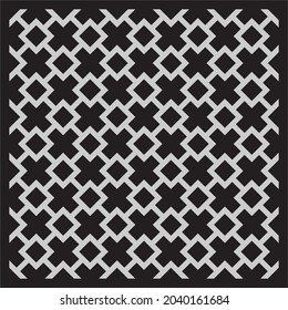 ilustración vectorial de patrón de bandana boxy para diseño de banda de cabeza