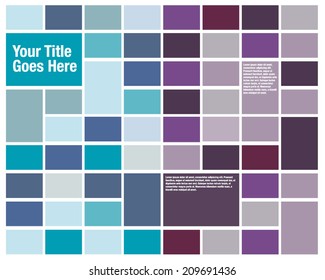 Boxy Colourful design template