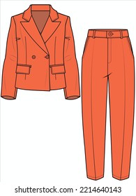 MUJERES BOXES BLAZER Y BOYFRIEND FIT PANTALLAS CORPORATIVAS UTILIZAR EN ARCHIVO DE VECTOR EDITABLE