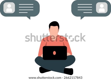 A boy adeptly juggles conversations with two individuals simultaneously, effortlessly navigating topics, interests, and emotions, displaying remarkable multitasking skills and social agility.