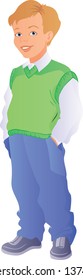 Boy from age-related set
