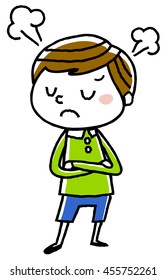 Boy: angry