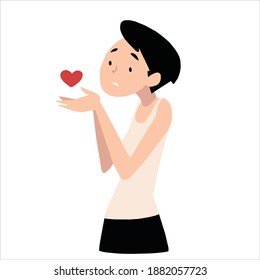 boy art- boy style- vector- illustration- love- carton boy- design