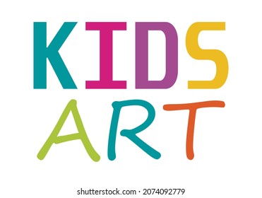 Boy art title on white background.