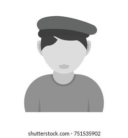 Boy in Artist Hat