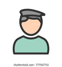 Boy in Artist Hat