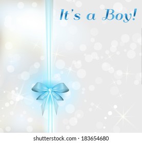 It's a boy - baby arrival greeting card