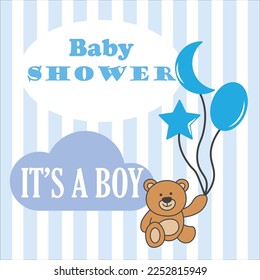 it's a boy, baby shower