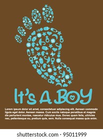 It's a Boy Baby Shower Card