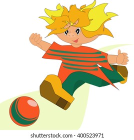 boy with ball