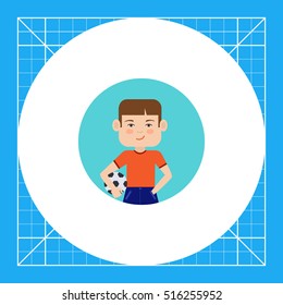Boy with ball