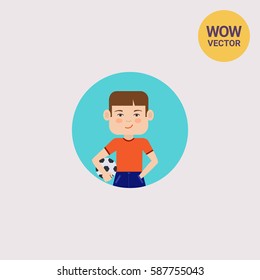 Boy with ball