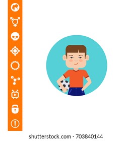 Boy with ball