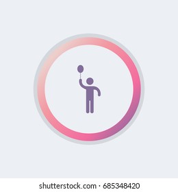 boy with balloon icon