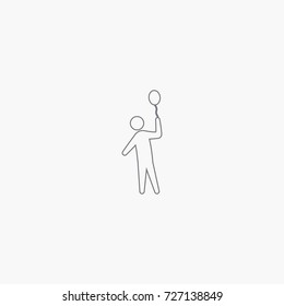 Boy with Balloon icon