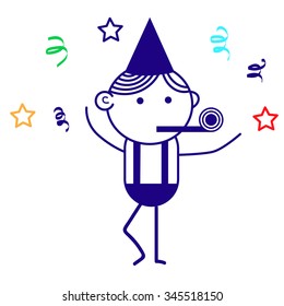 Boy with birthday attribute 