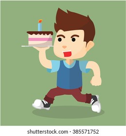 Boy birthday cake