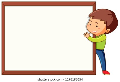 Ilustración de cuadro en blanco