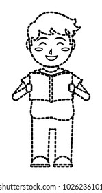 Boy and book design