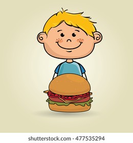 boy burger food