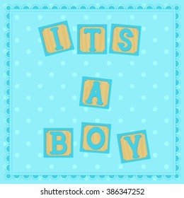 Its a boy card with cubs