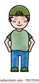 Boy cartoon design