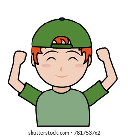 Boy cartoon design