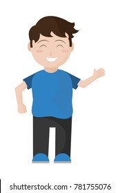 Boy cartoon design