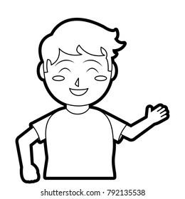 Boy cartoon design