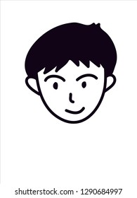 Boy cartoon icon