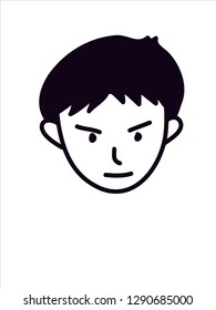 Boy cartoon icon