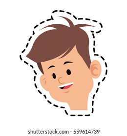 boy cartoon icon