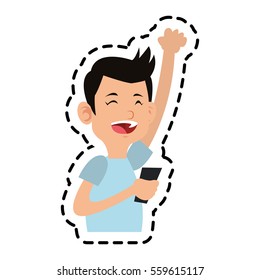 boy cartoon icon
