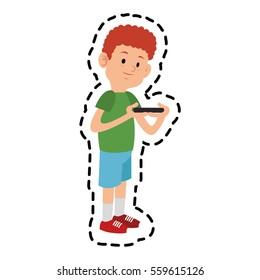 boy cartoon icon