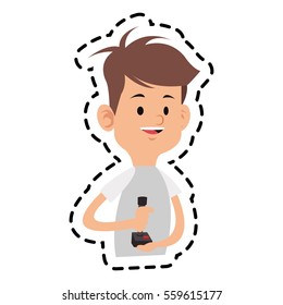 boy cartoon icon