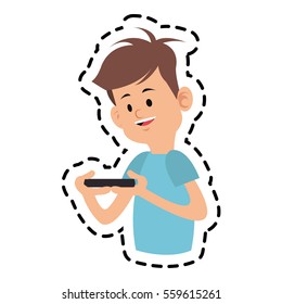 boy cartoon icon
