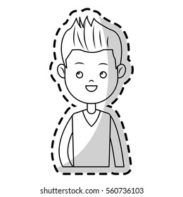 boy cartoon icon