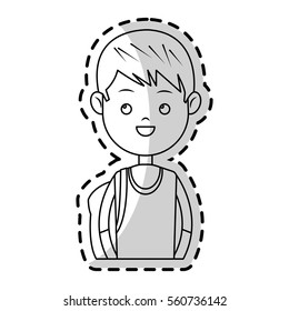 boy cartoon icon