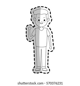 boy cartoon icon