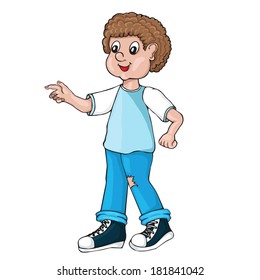 boy. cartoon style