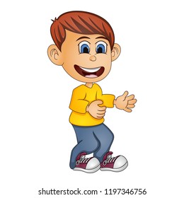 Boy cartoon vector
