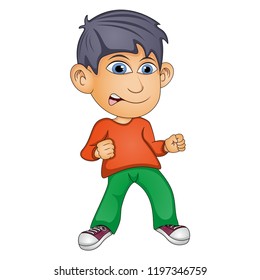 Boy cartoon vector