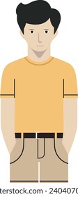 Ilustración de vectores de vestir causales