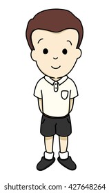 A boy character.