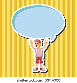 boy character theme elements